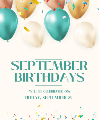  September Birthdays